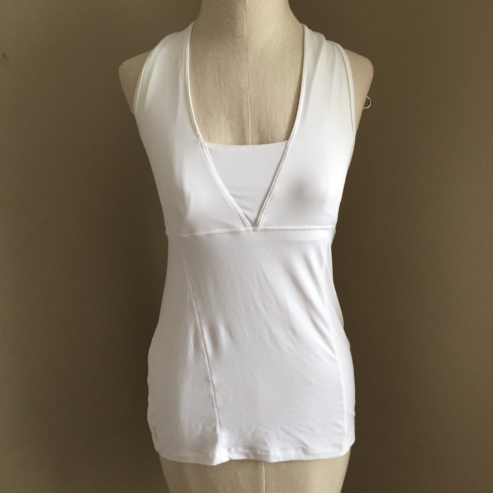 Lolë white activewear tank top